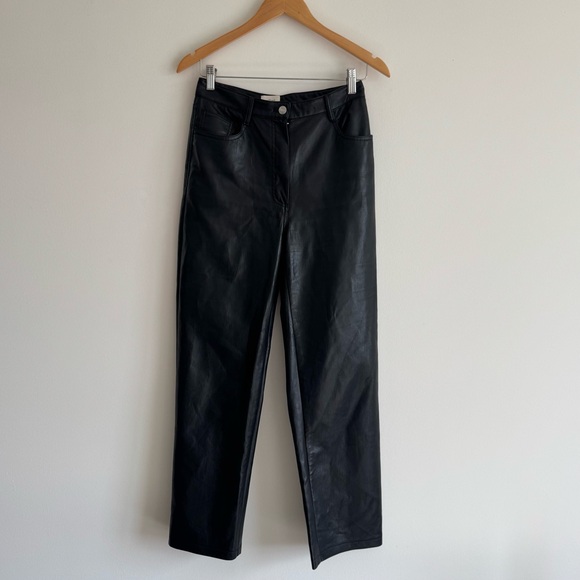 Aritzia Wilfred | Melina Vegan Leather Pants ~ US 8 - Picture 5 of 8